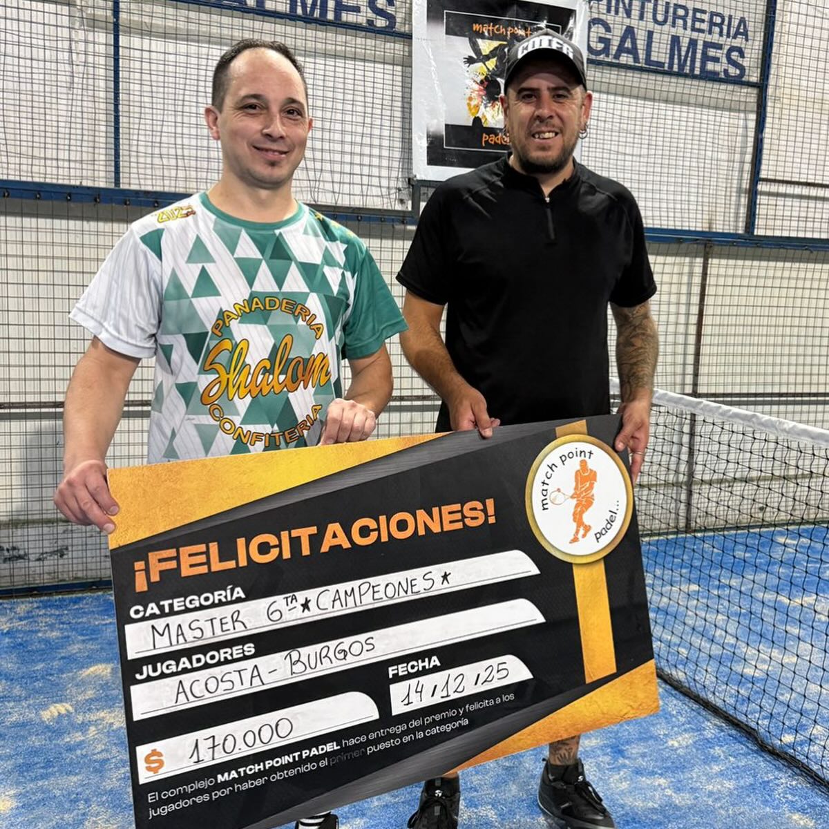 Burgos y Acosta en Match Point