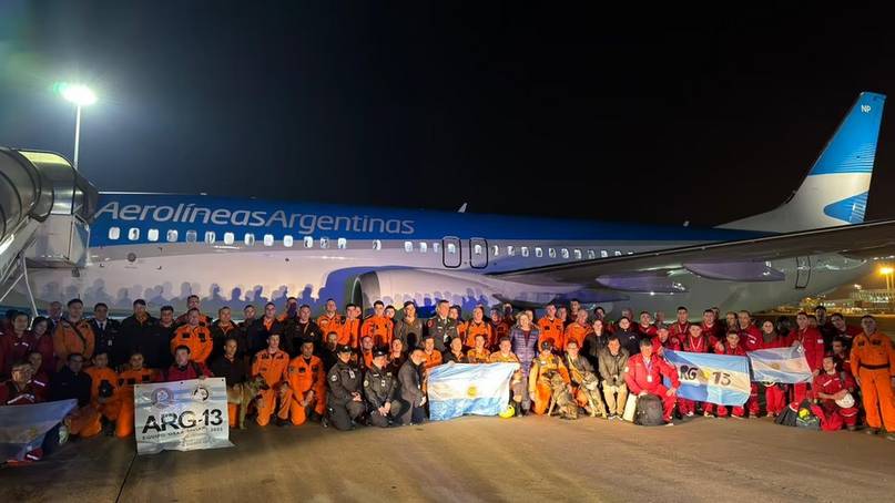 Aerolíneas Argentinas envió un avión carguero y un vuelo con brigadistas a Venezuela