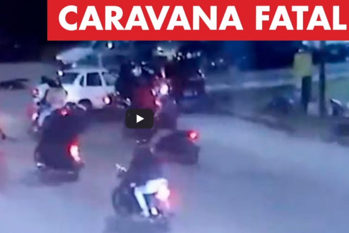 “Tuve que correr por mi vida”: el dramático relato del joven chocado por una caravana de motos