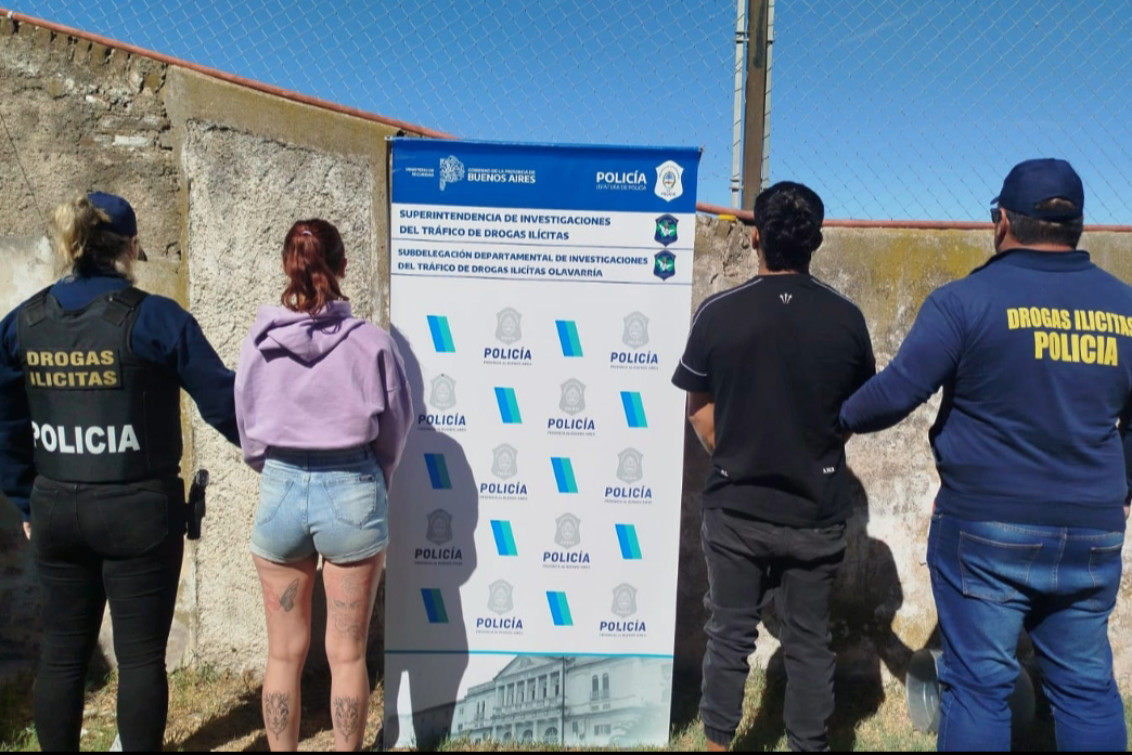 Cayó una pareja que vendía cocaína en Laprida