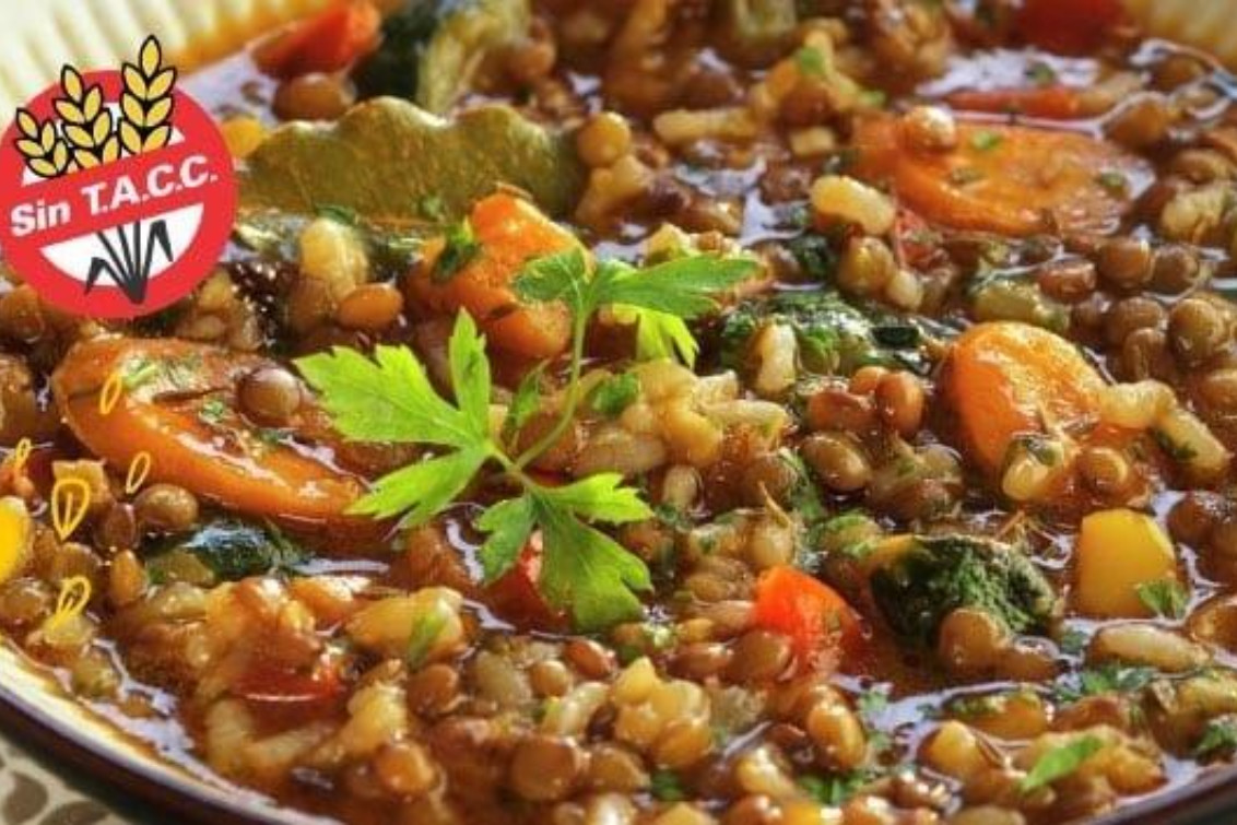 Guiso de lentejas SIN GLUTEN
