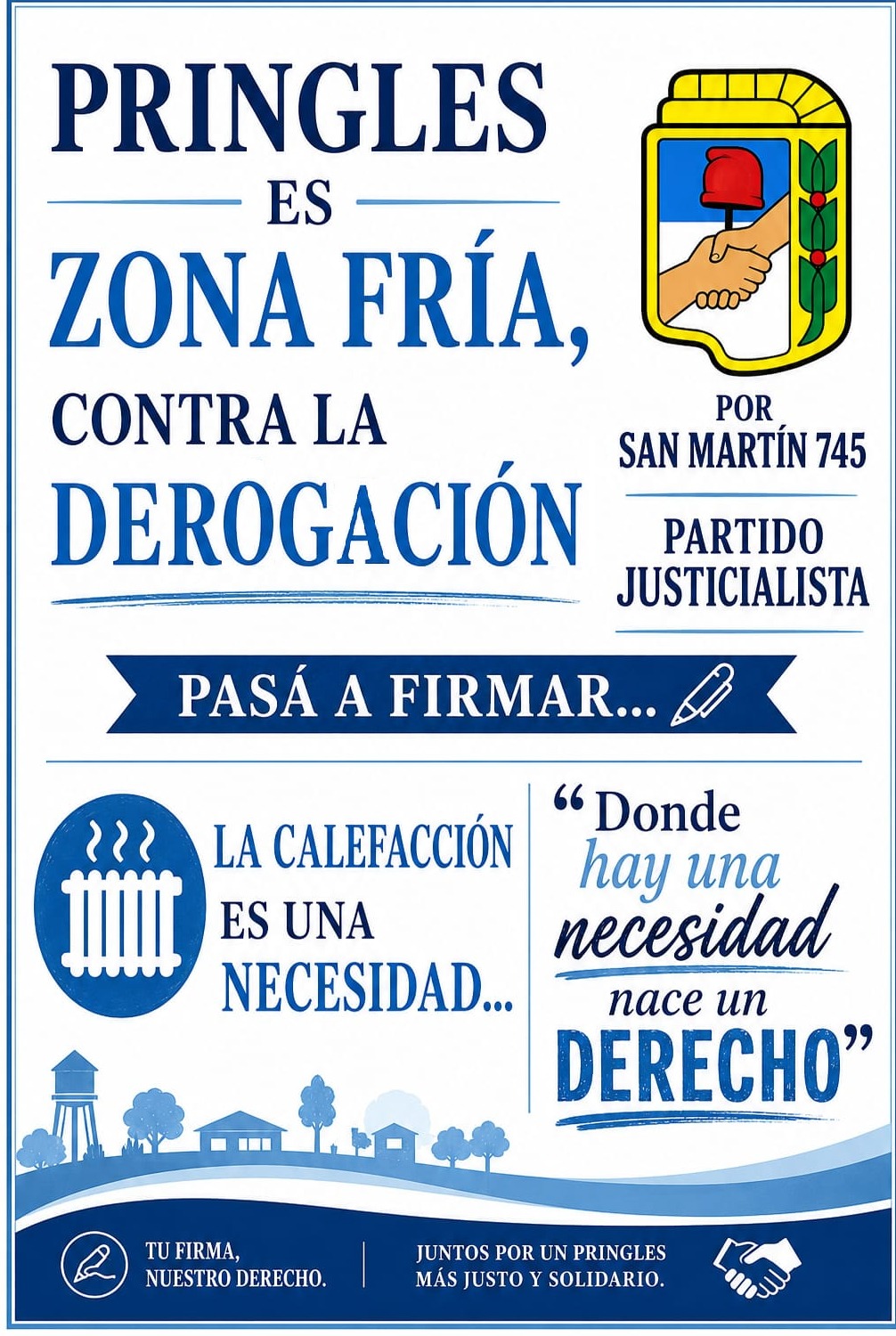  "Queremos que Coronel Pringles siga siendo Zona Fría", afirmó Luis María de Uriarte