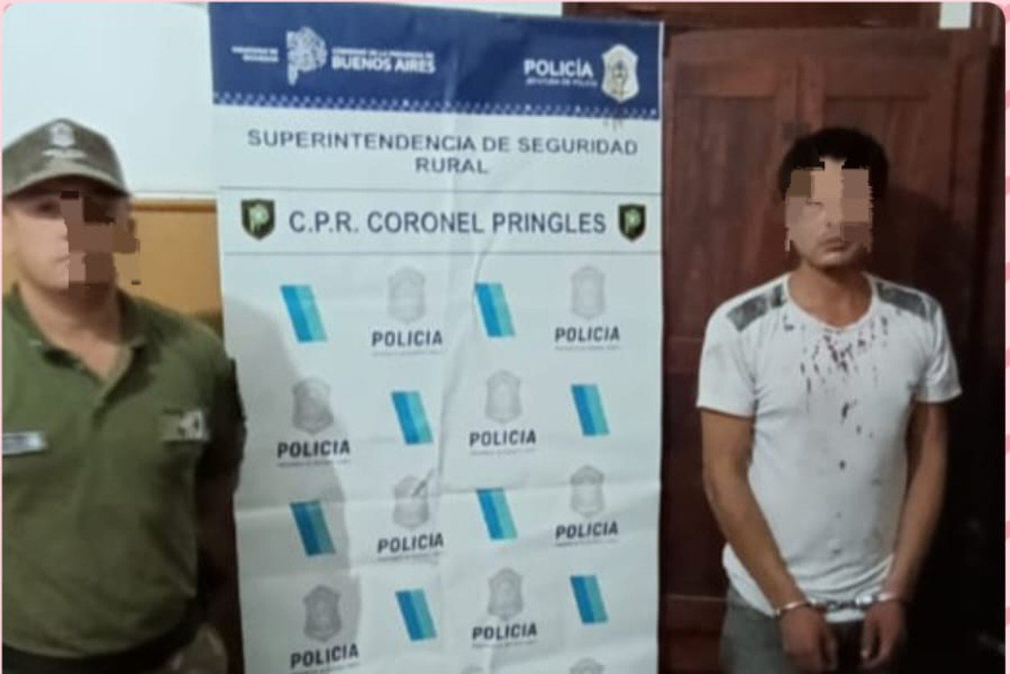 El CPR de Coronel Pringles aprehende a dos masculinos por atentado y resistencia a la autoridad