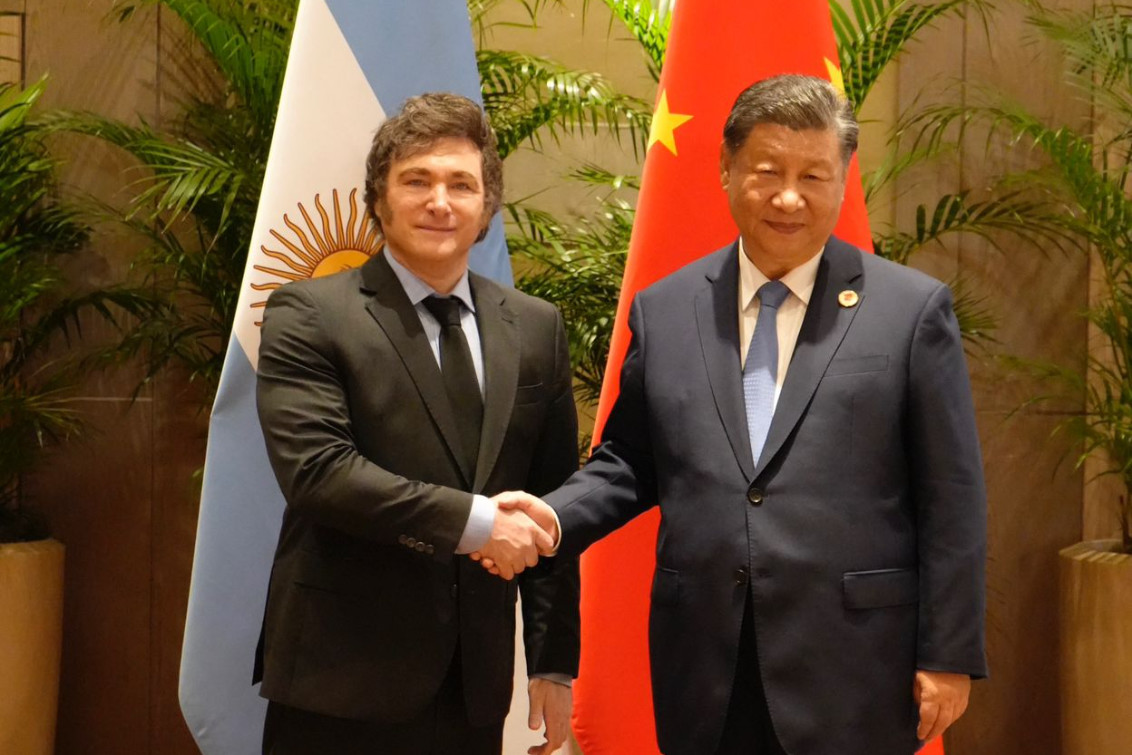 Milei se reunió con Xi Jinping para profundizar las relaciones comerciales con China  