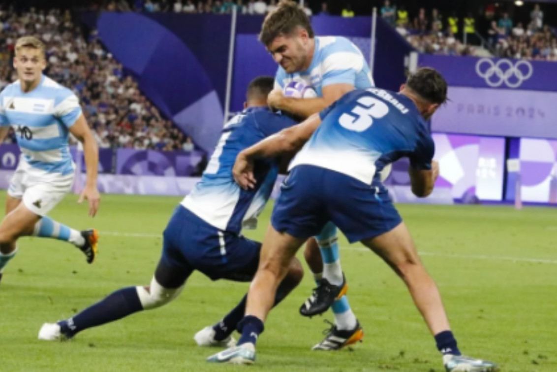 Los Pumas 7s cayó ante Francia por 26-14 y quedó marginado de la lucha por medallas