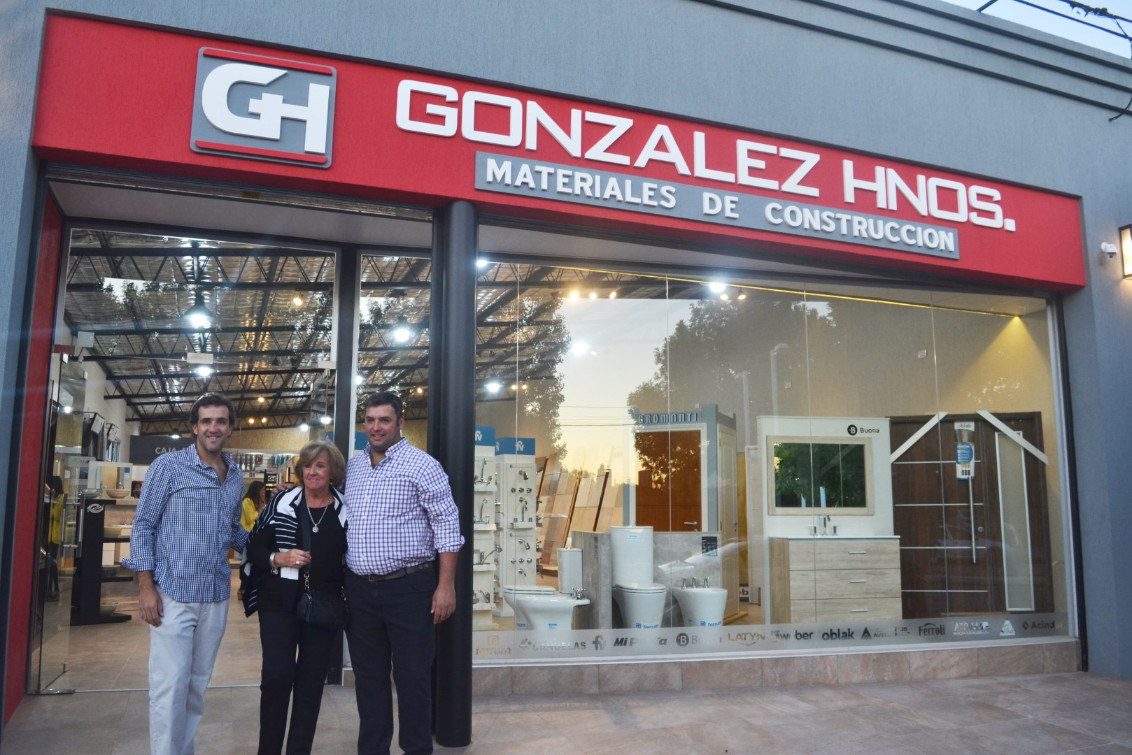  El Corralón González Hnos. inauguró sus nuevas instalaciones