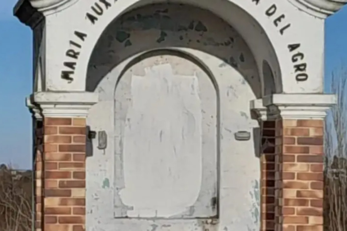 Patagones: Vandalizaron la imagen de la Virgen María