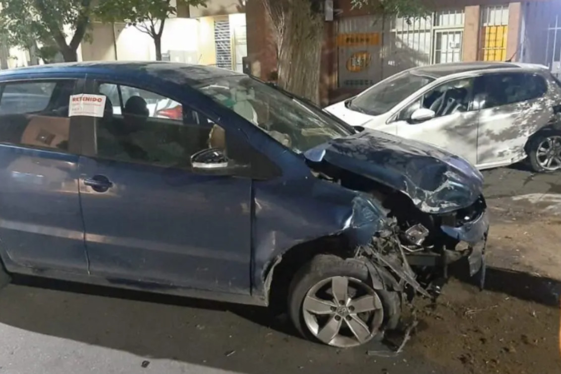  Madrugada accidentada en Bahía Blanca: un vuelco y múltiples choques