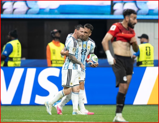   La Selección argentina le ganó 3-2 a Egipto en un partido increíble y clasificó a cuartos de final