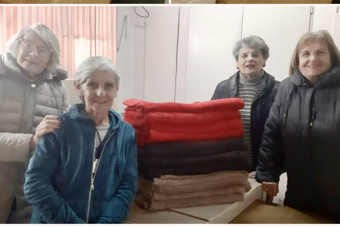 La Cooperadora del Hospital entregó mantas y agradeció el apoyo de la comunidad