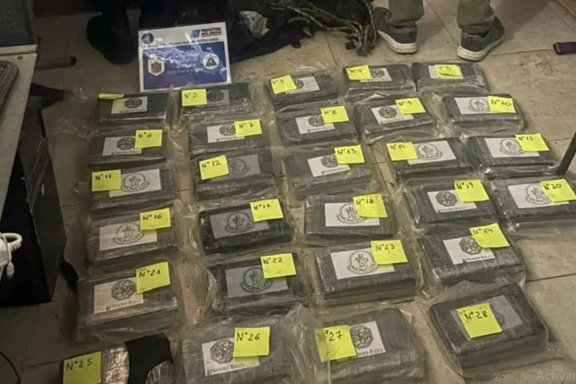 Monte Hermoso: serían de alta pureza los 34 kilos de cocaína secuestrados