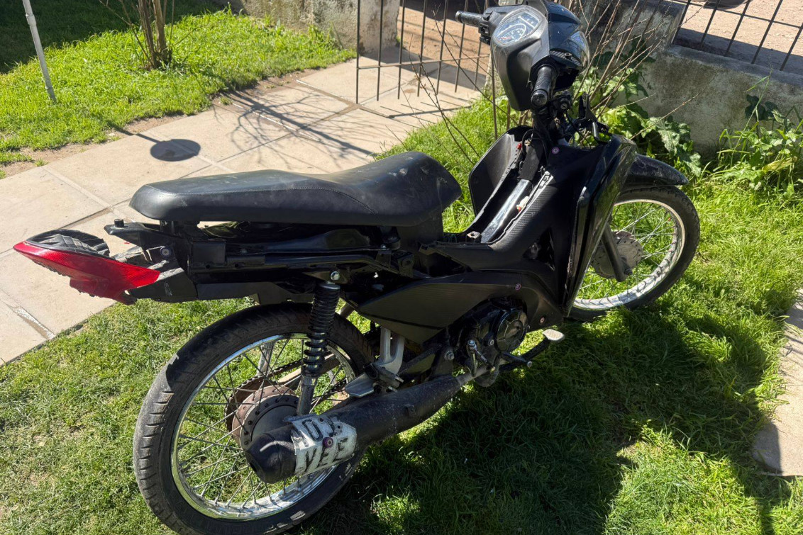  Secuestro de moto con numeración suprimida