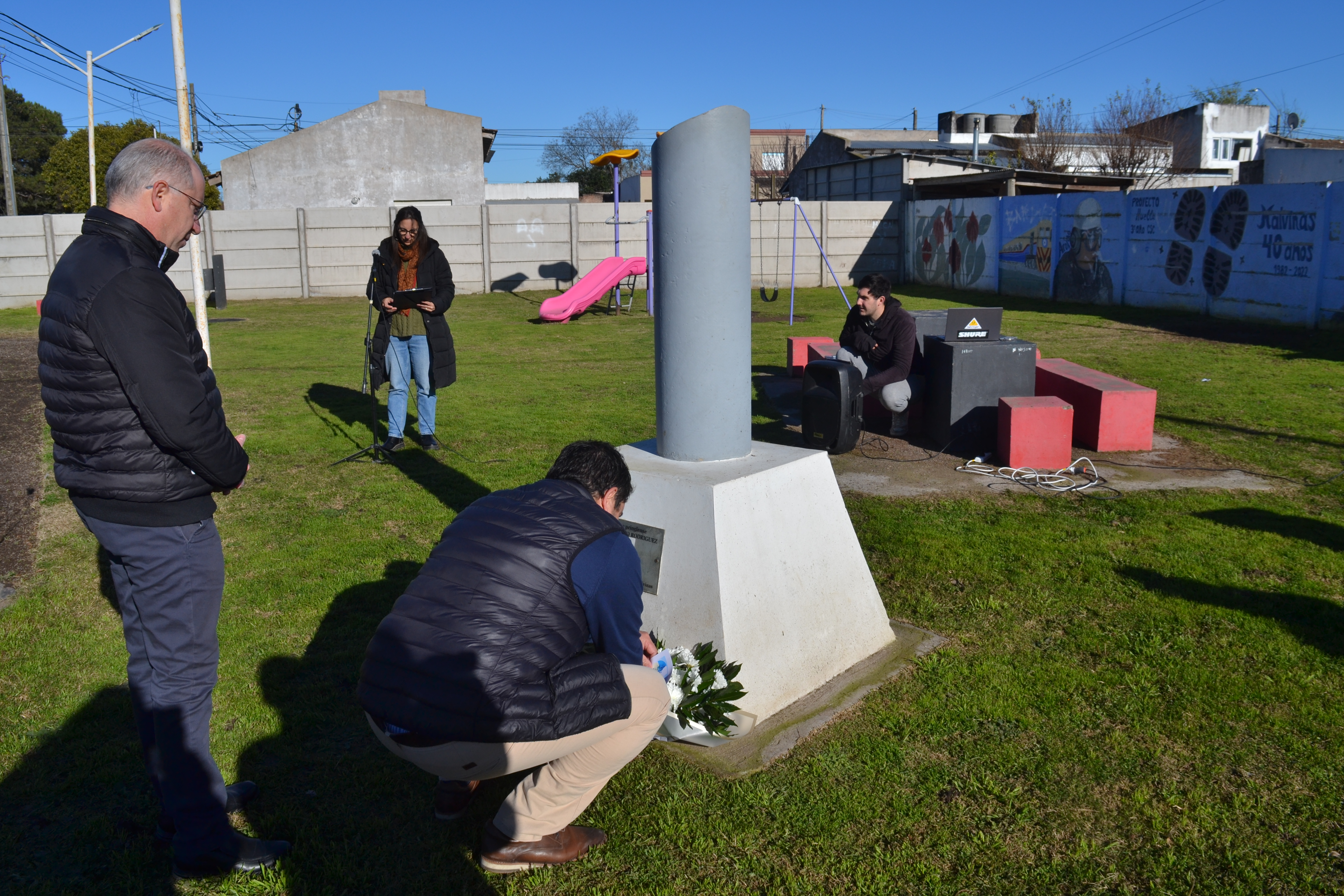   Coronel Pringles rindió homenaje a Juan Domingo Rodríguez y a los héroes de Malvinas