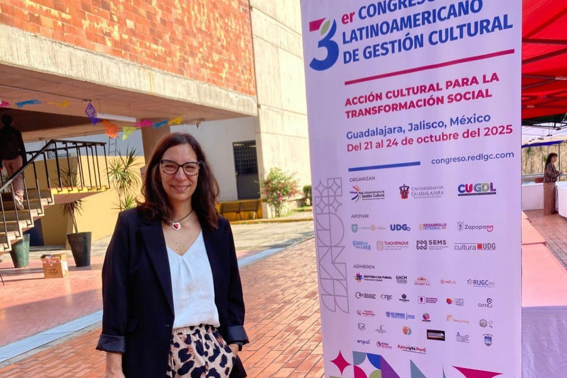 Eugenia Cavallaro representa a Pringles en el Congreso Latinoamericano de Gestión Cultural en México