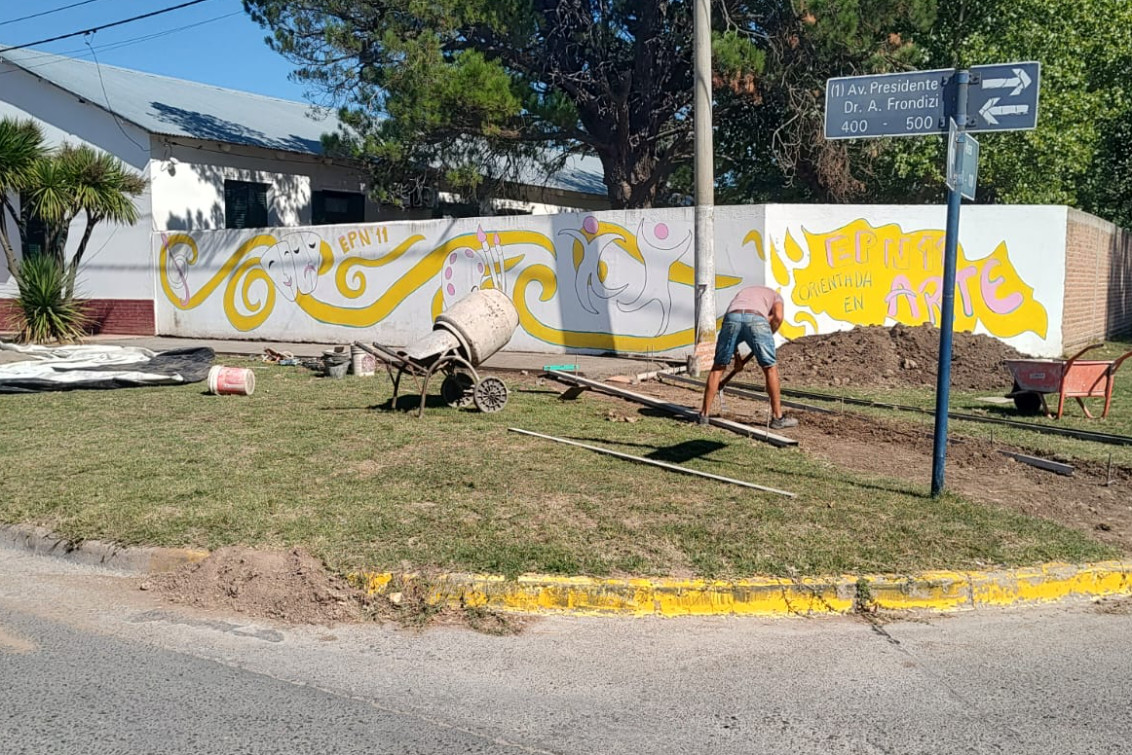 Obras en la Escuela Nº 11