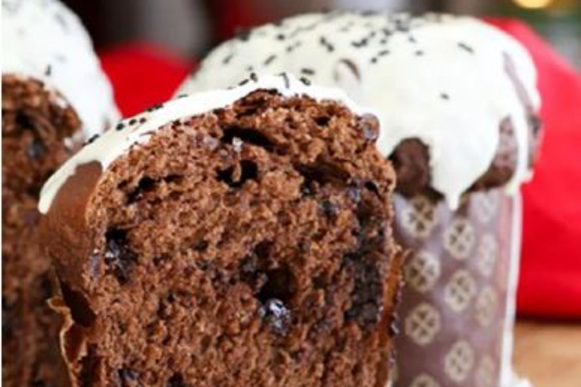  Pan Dulce de Chocolate relleno con Chips