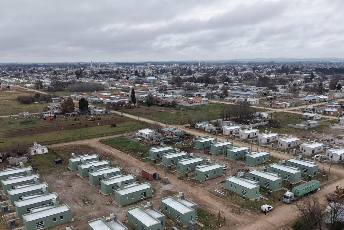  Avanza la construcción de las 40 viviendas del barrio ARA General Belgrano