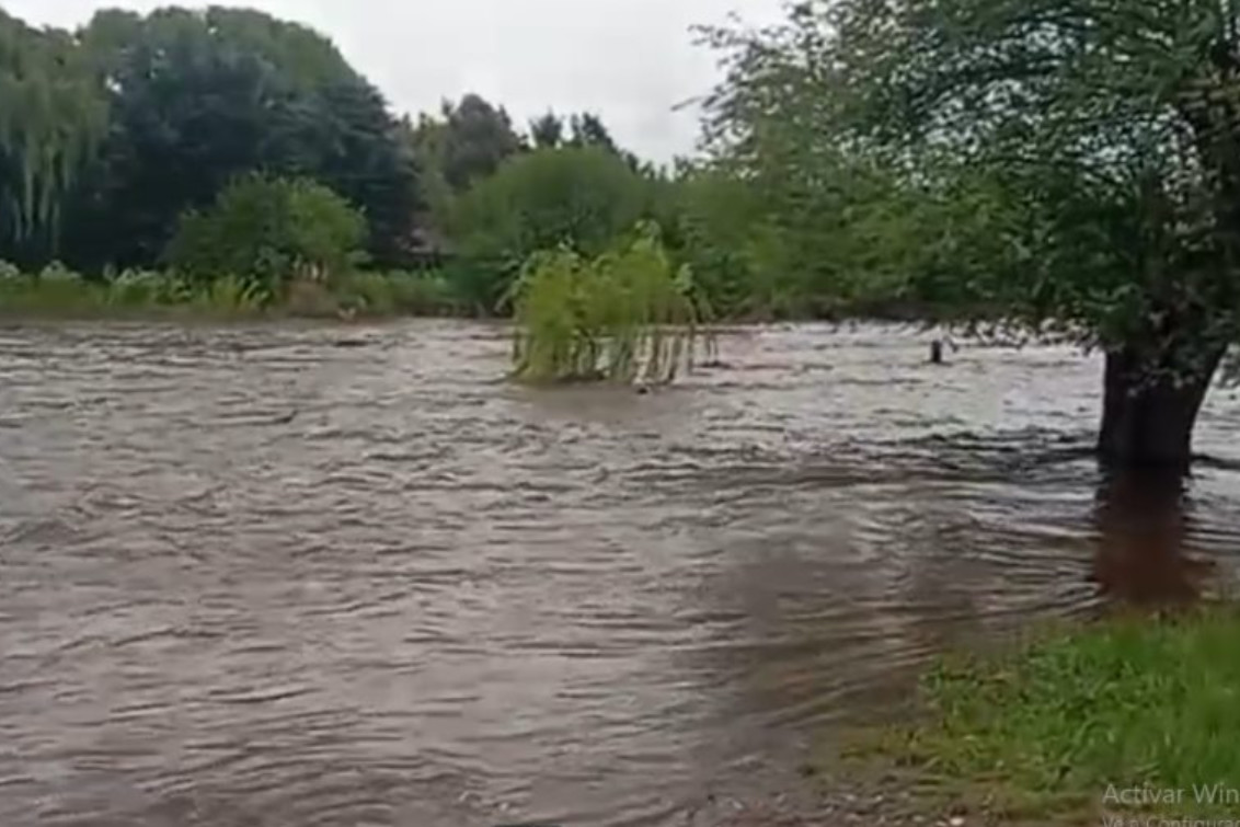 La tormenta pasó por la Comarca dejando importantes registros de lluvias