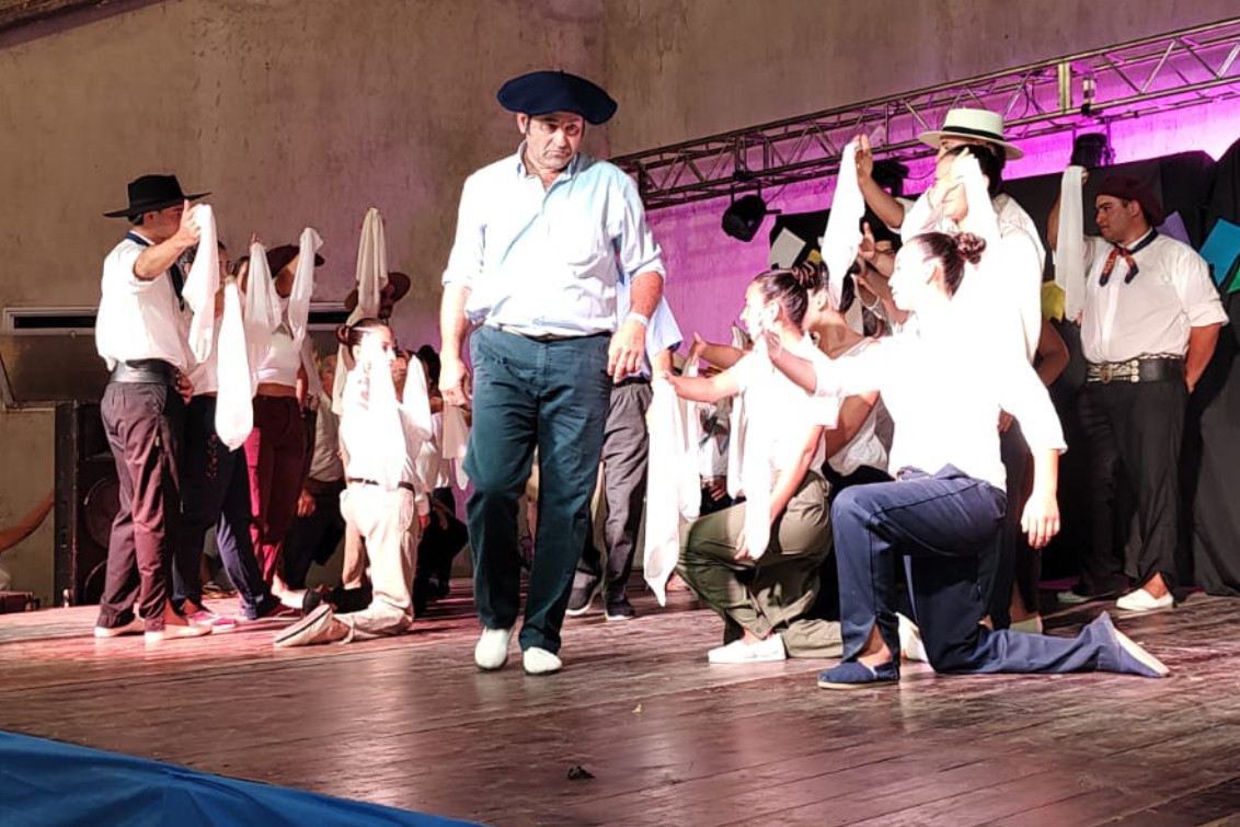 Reconocimiento a la tropilla de El Fogón de los Gauchos