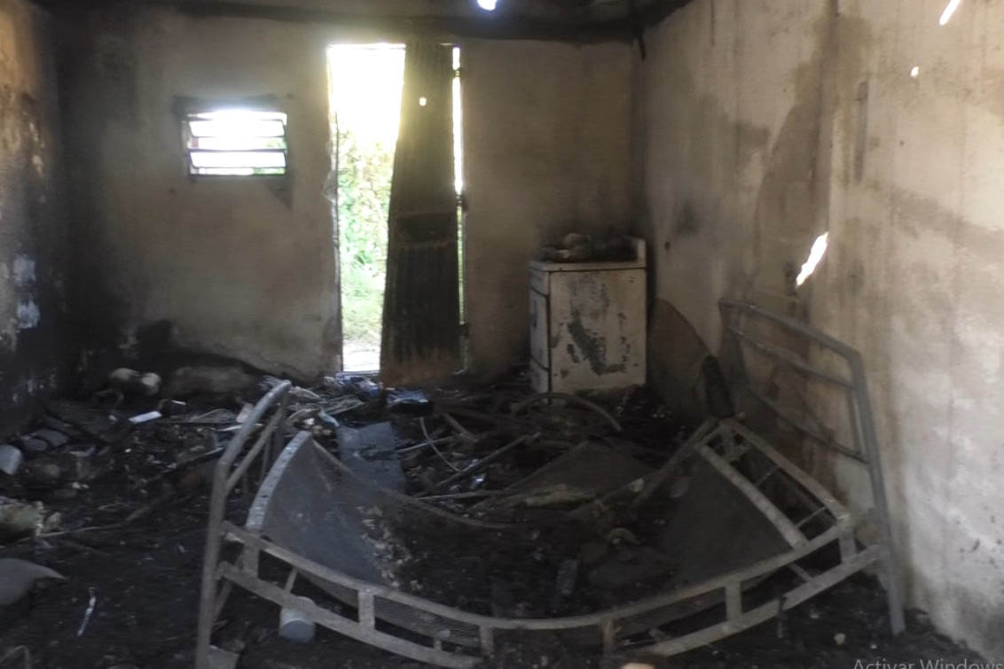   El duro testimonio de quienes estaban en la casa incendiada