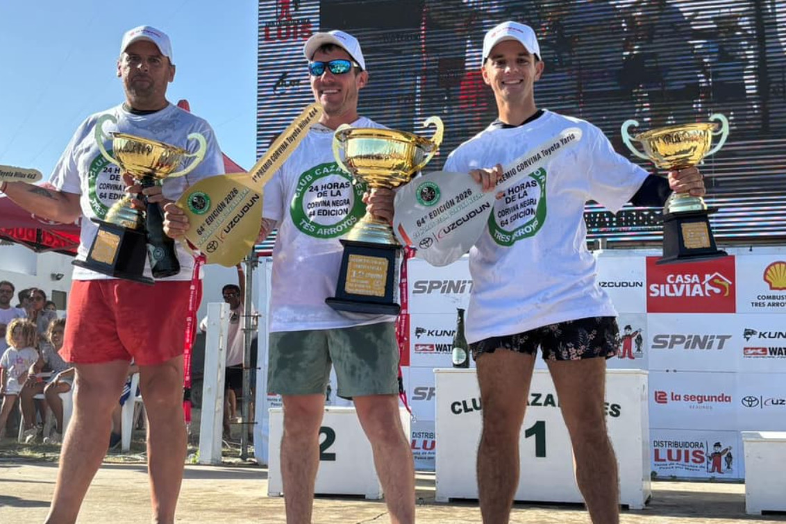 24 Horas de la Corvina Negra 2026: Leandro Gago es el ganador del mundial de pesca