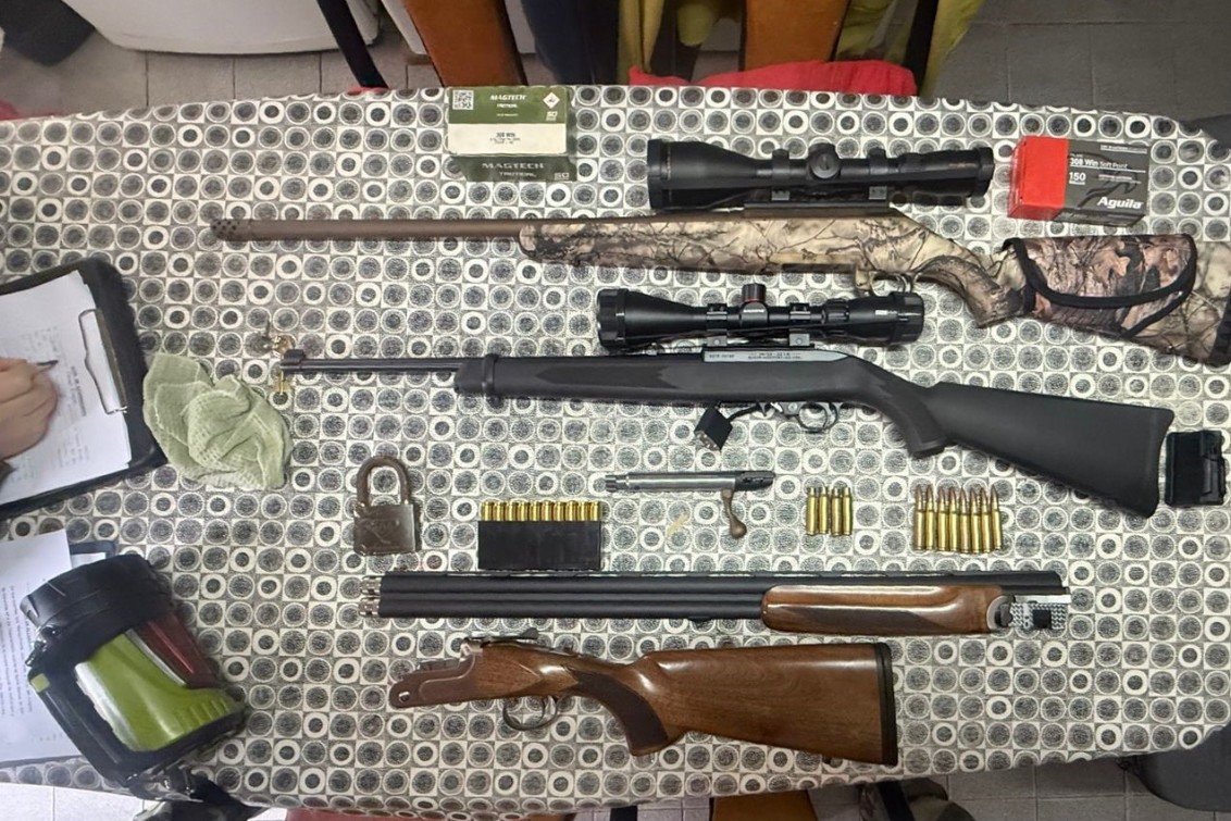 Aprehensión de Masculino por Tenencia ilegal de arma