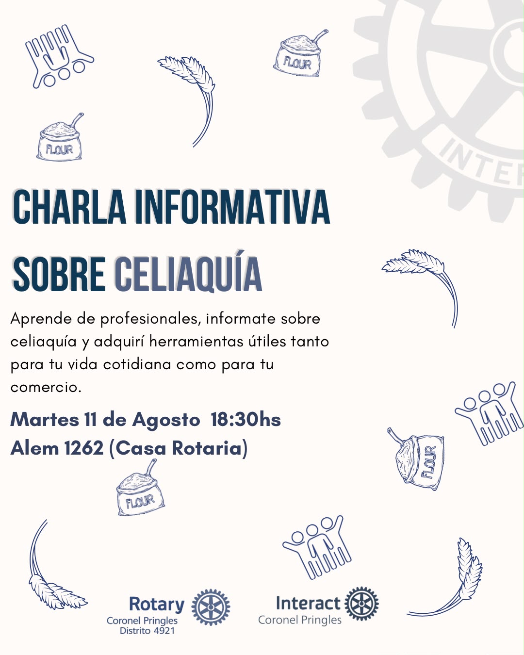 Charla informativa sobre Celiaquía