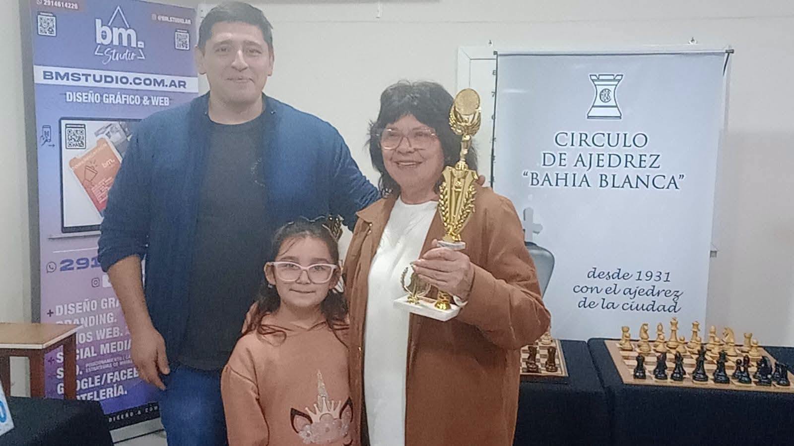  Dos podios para el ajedrez pringlense en Bahía Blanca