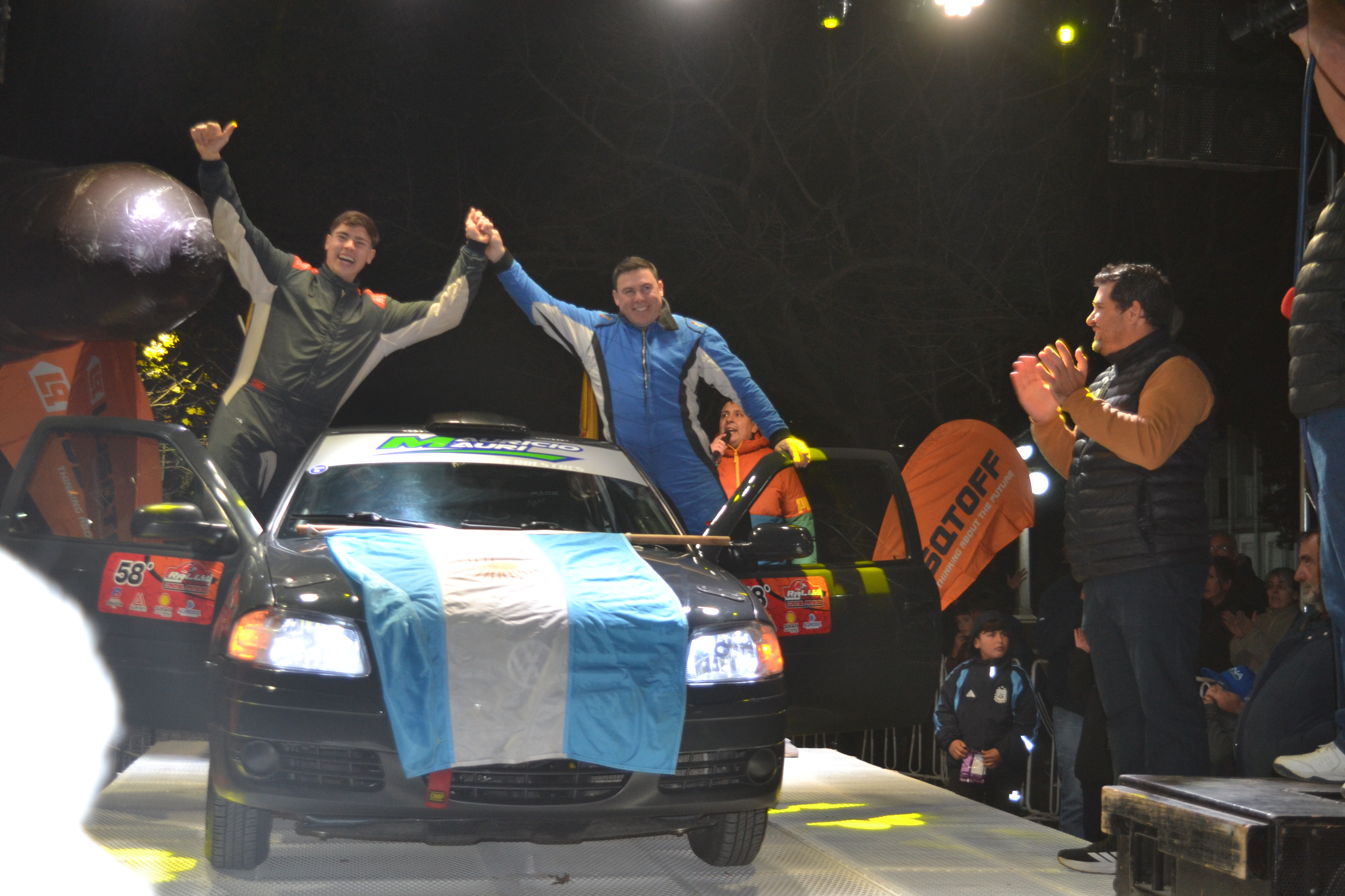 Con la largada simbólica, comenzó la 58ª edición del Rally Ciudad de Coronel Pringles
