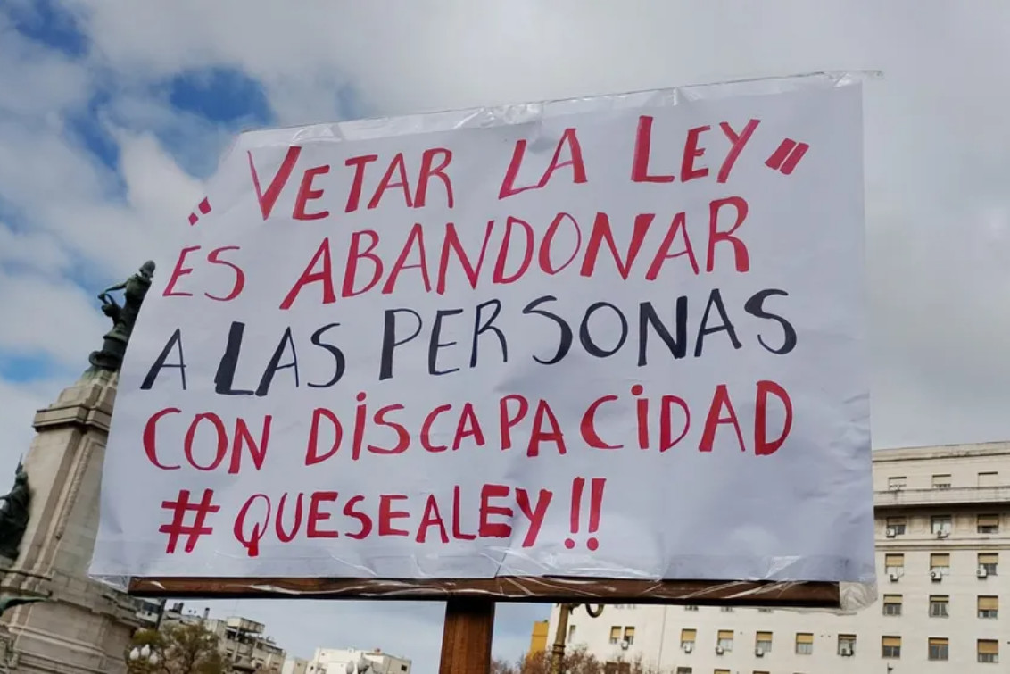 Discapacidad: masiva protesta contra la reforma impulsada por el Gobierno