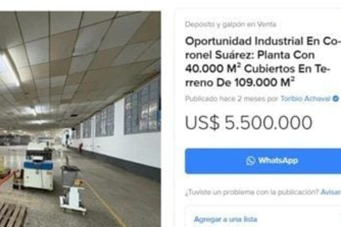 Coronel Suárez: Histórica fábrica de zapatillas se liquida por Mercado Libre