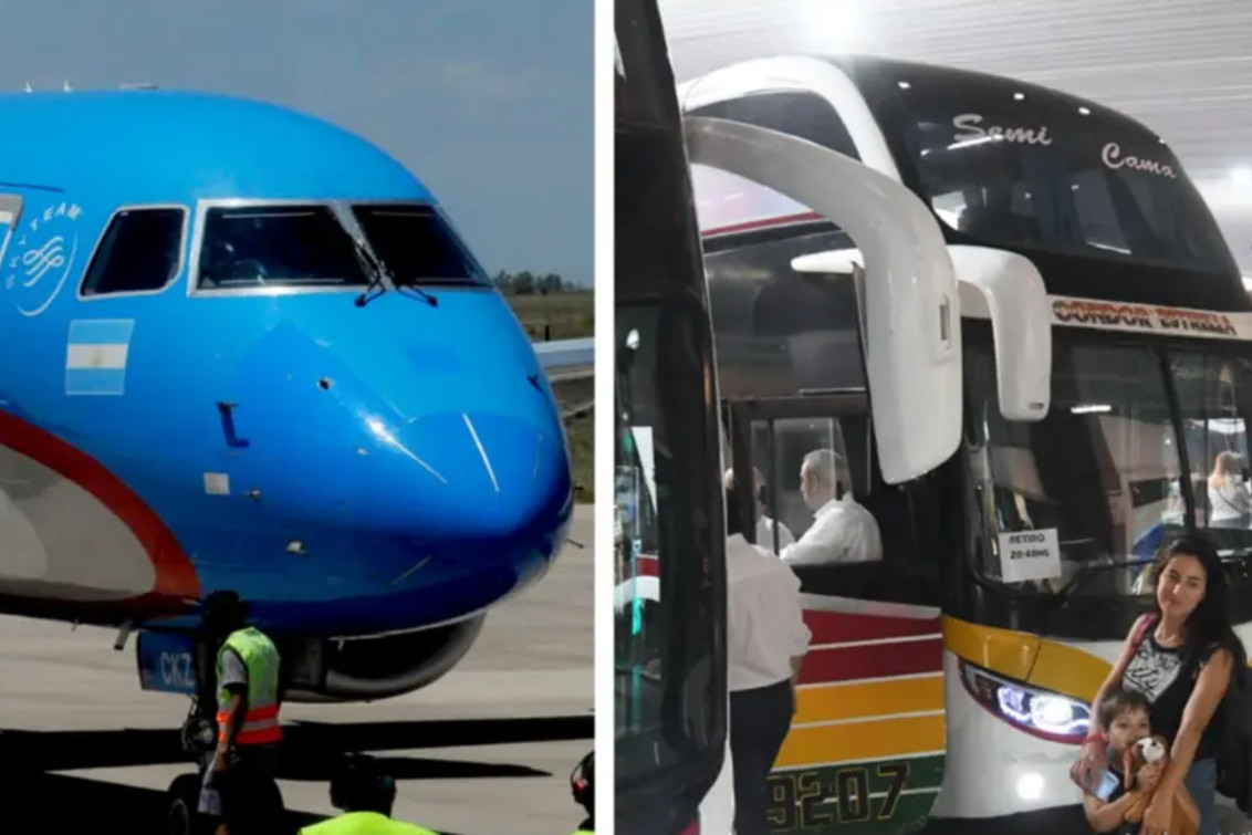  Bahía-Buenos Aires-Bahía: ¿en avión o en ómnibus?