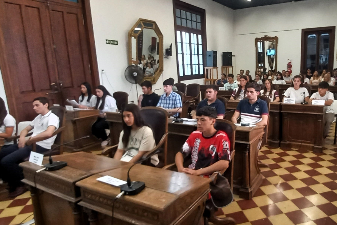  Hoy se desarrollará la Segunda Sesión del Concejo Deliberante Estudiantil