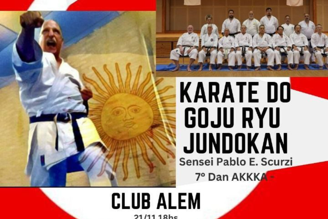 Importante jornadas de karate do Goju-Ryu en el Club Alem