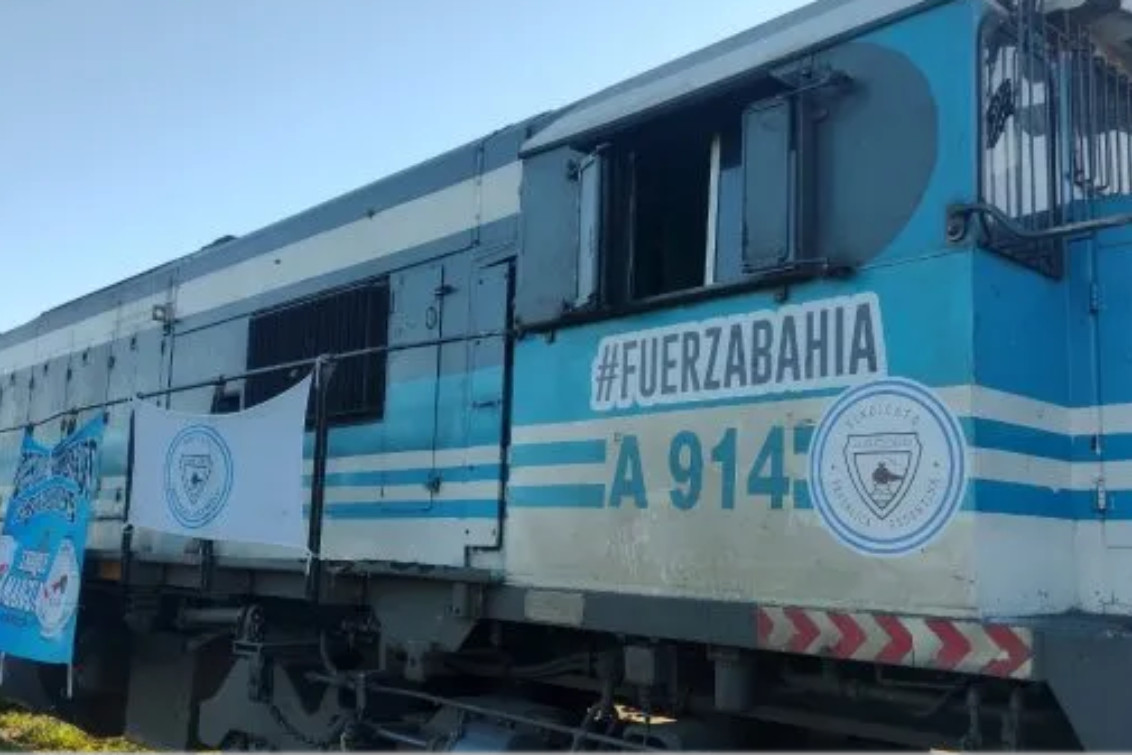 El Tren Solidario llegó a Bahía Blanca con once vagones cargados de donaciones