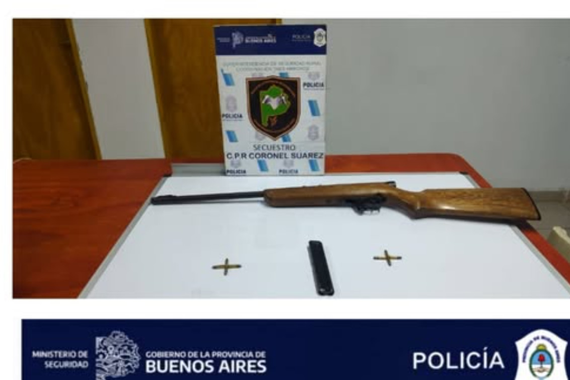  Pringlense aprehendido por tenencia ilegal de arma de fuego