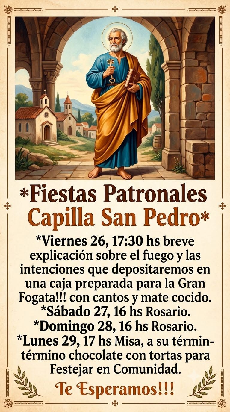 Fiestas patronales en San Pedro