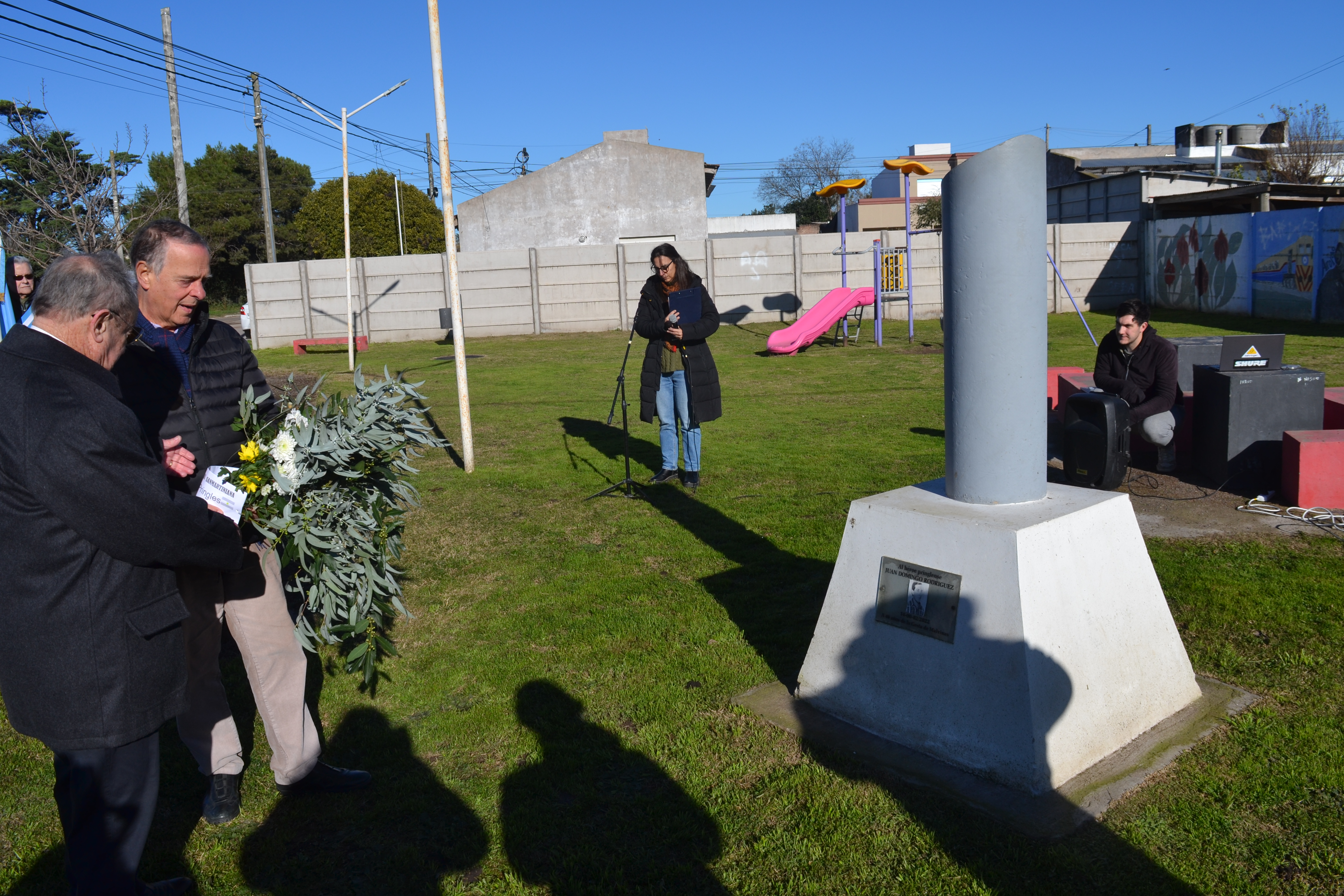   Coronel Pringles rindió homenaje a Juan Domingo Rodríguez y a los héroes de Malvinas