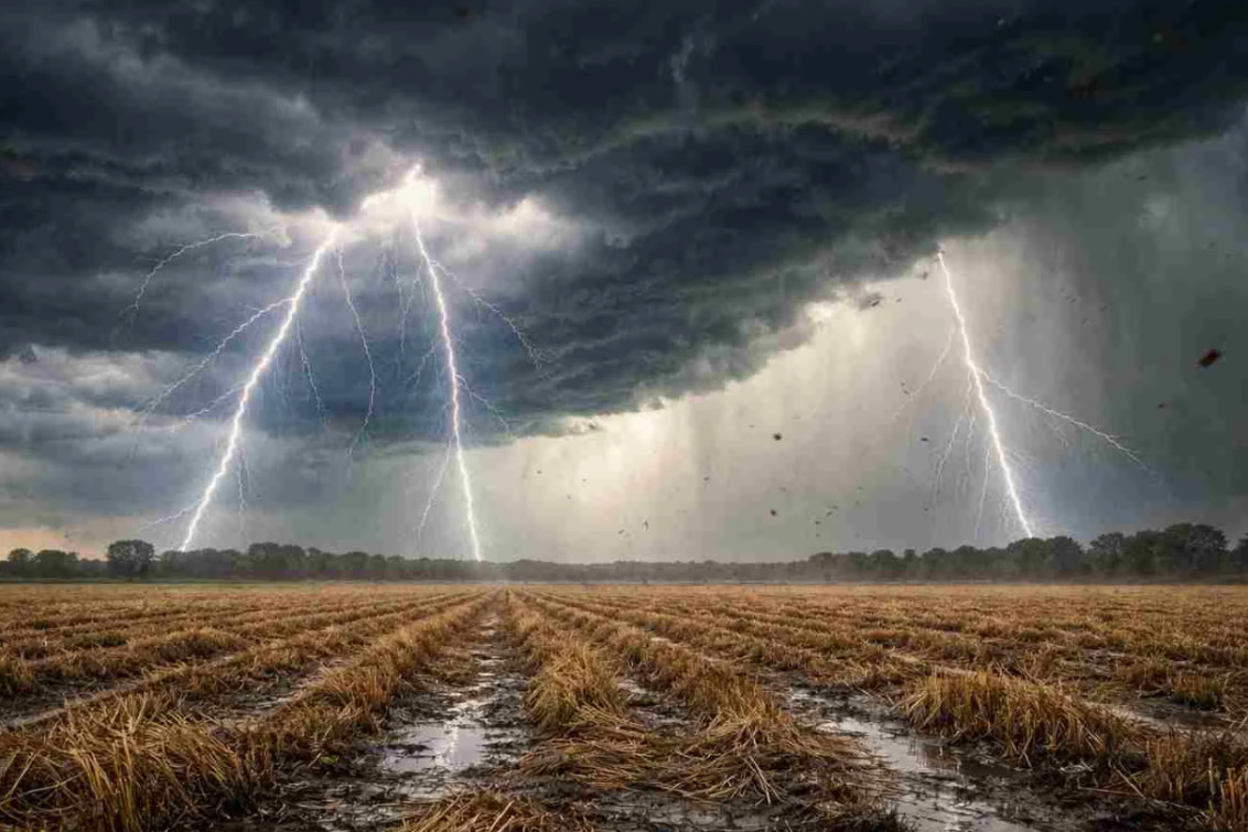 Alerta a corto plazo por granizo para Coronel Pringles y la región