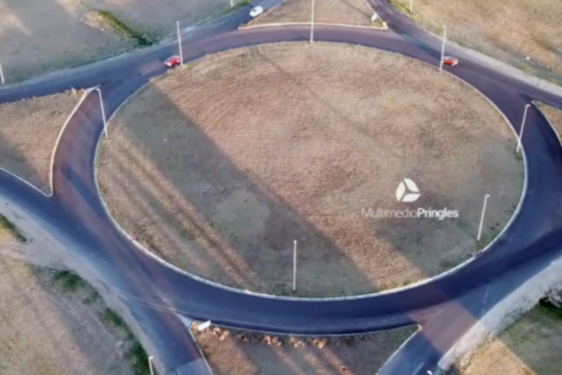 Piden mejorar la iluminación en la rotonda de Ruta 51 y acceso Aroldo Romano
