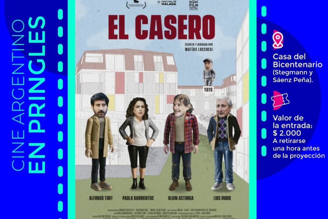 Vuelve el cine a la Casa del Bicentenario con una comedia nacional