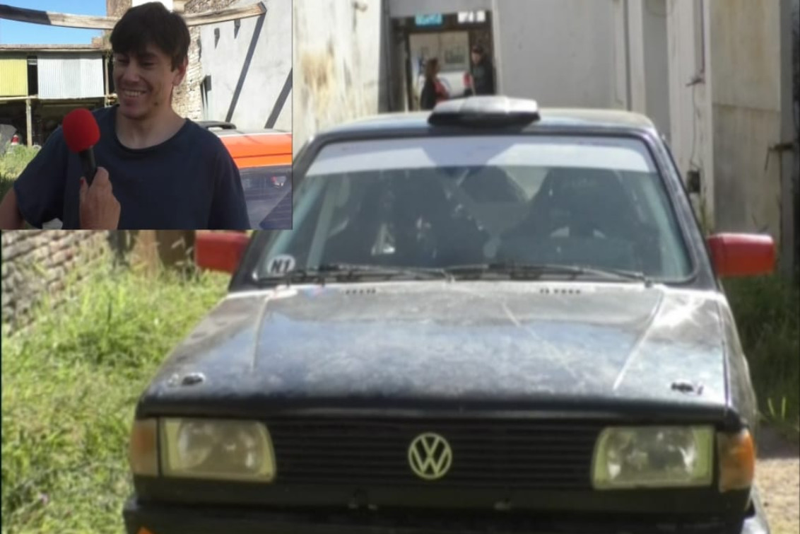 “Estoy feliz de debutar en el rally después de tantos años de verlo correr a mi viejo