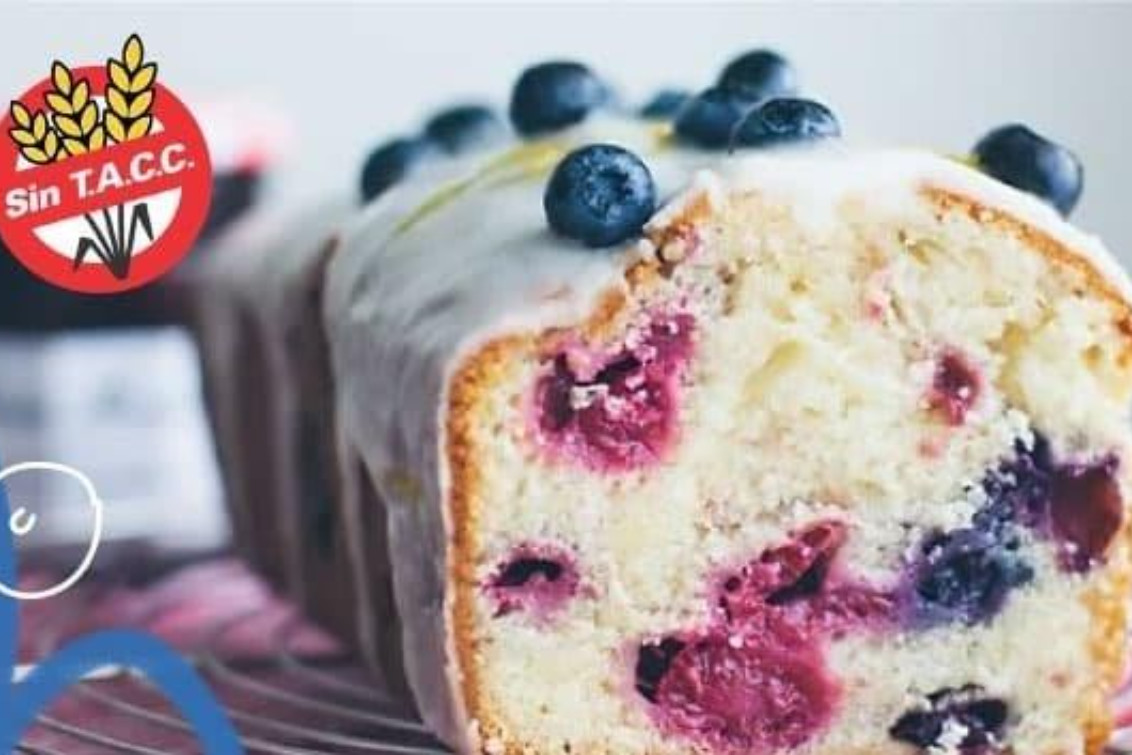 Budín de limón y arándanos SIN GLUTEN