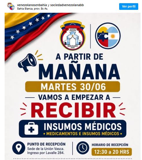 Recibirán donaciones en Bahía para los afectados por los terremotos en Venezuela