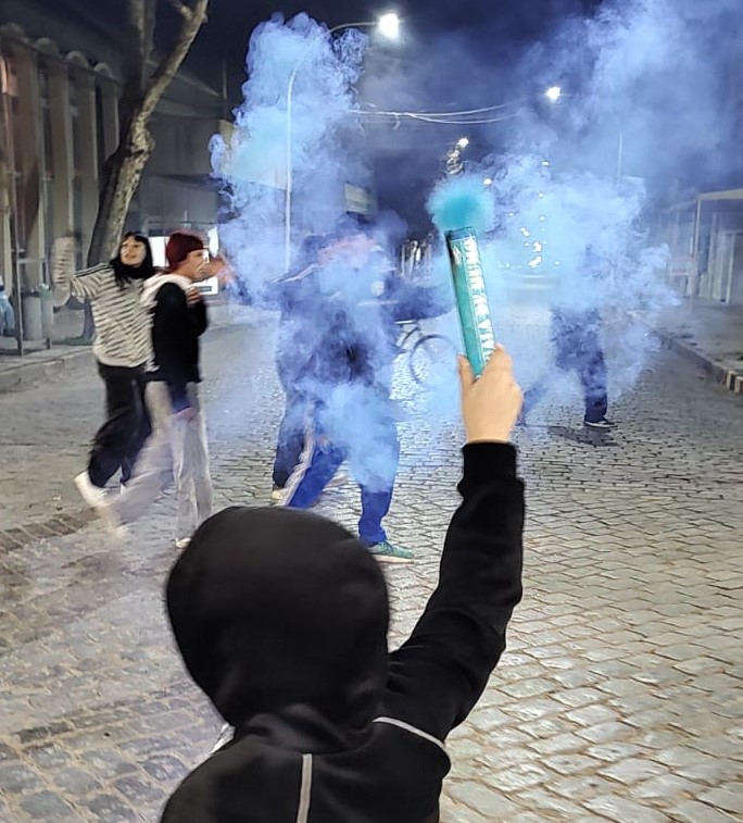 Pringles volvió a salir a las calles para homenajear a la Selección tras el subcampeonato mundial