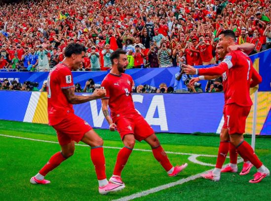 Juegan por los octavos de final España vs. Portugal y Estados Unidos vs. Bélgica