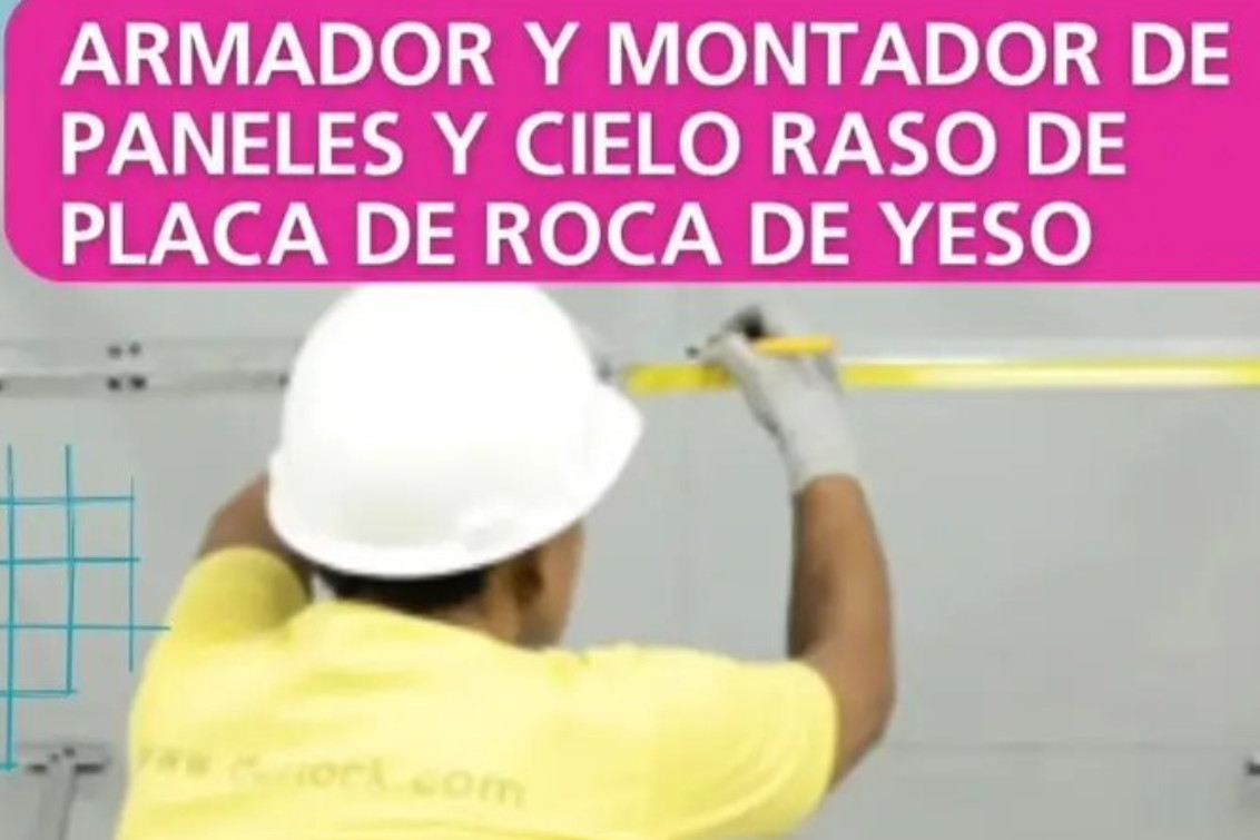 Capacitación gratuita con salida laboral: curso de instalación en seco