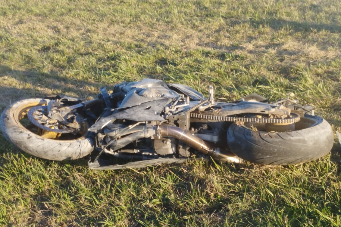  Motociclista herido, tras fuerte choque en Ruta 51