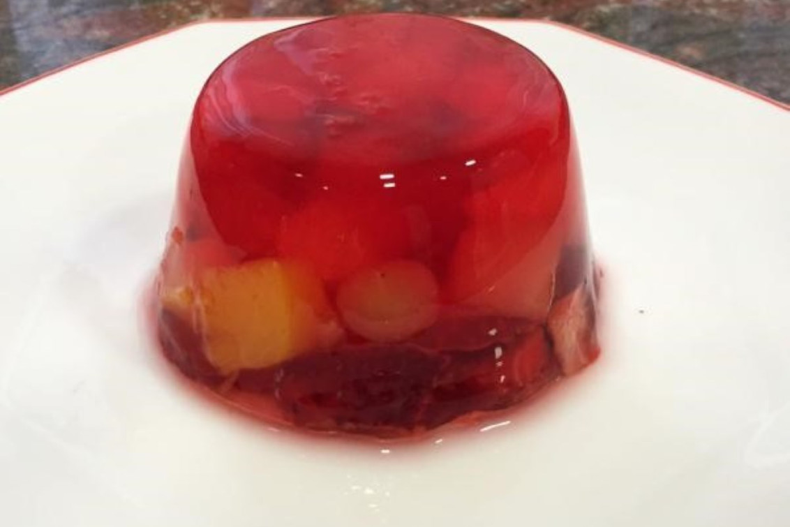  RECETA: Aspic de frutas