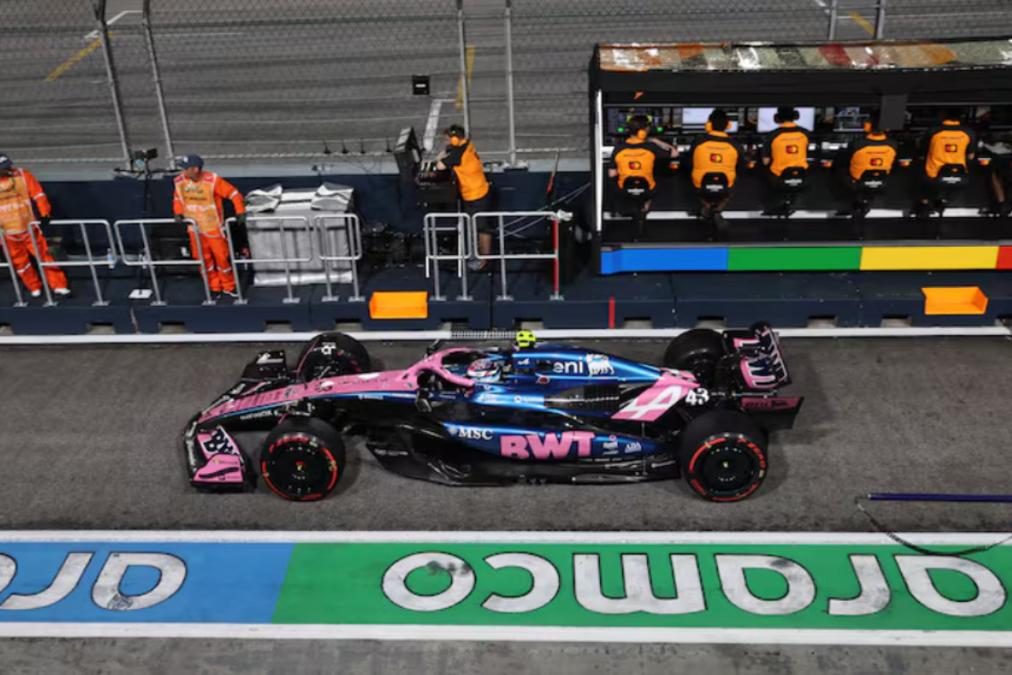 La decepción de  Colapinto por la actuación de Alpine en el GP de Singapur: “El auto es inmanejable